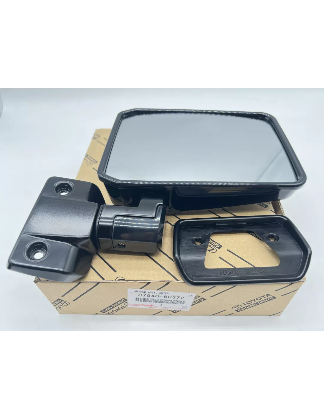 Linker Spiegel Land Cruiser Serie 7 - Schwarzer Kunststoff TOYOTA -
