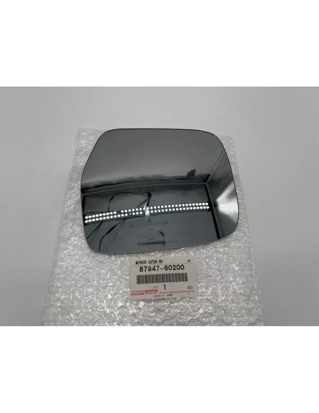 Glace de rétroviseur extérieur gauche conducteur HDJ80 TOYOTA -