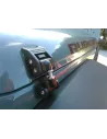 Attaches capot en aluminium anodisé noir pour Jeep Wrangler JK - la