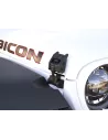 Attaches capot en aluminium anodisé noir pour Jeep Wrangler JK - la