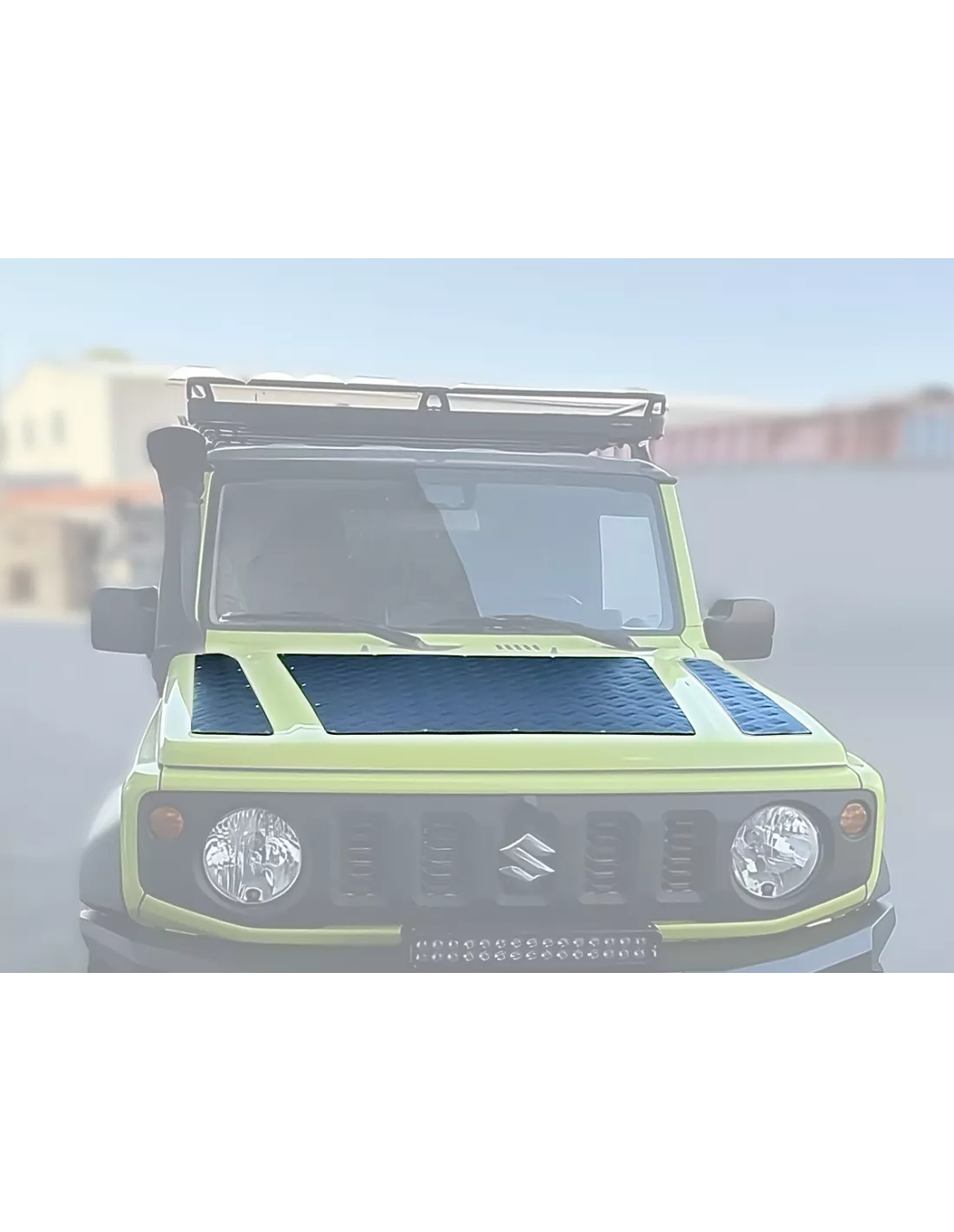 Protection capot aluminium strié 2mm Suzuki Jimny 2018+ N4-Offroad