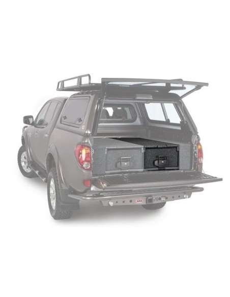 Ensemble  2 tiroirs de rangement ARB + kit de finition côtés pour Mitsubishi L200