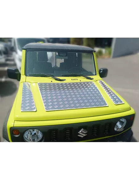 Protection capot aluminium strié 2mm Suzuki Jimny 2018+ N4-Offroad