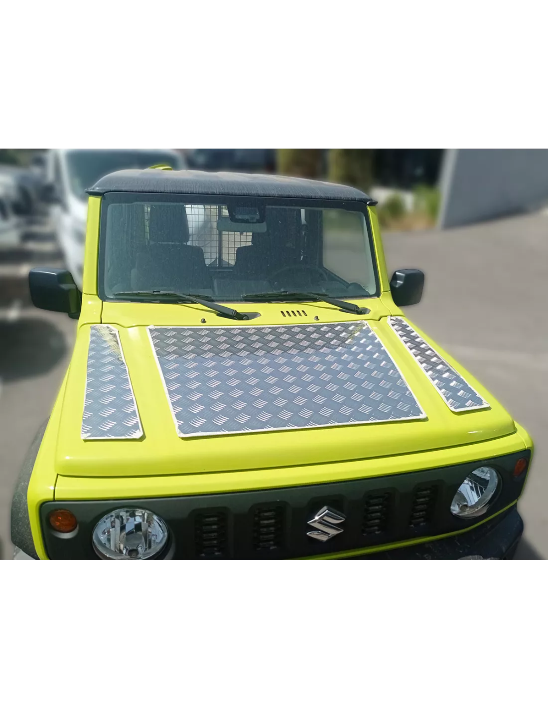 Strie Aluminium Hood Protection 2mm Suzuki Jimny 2018+ N4-Offroad