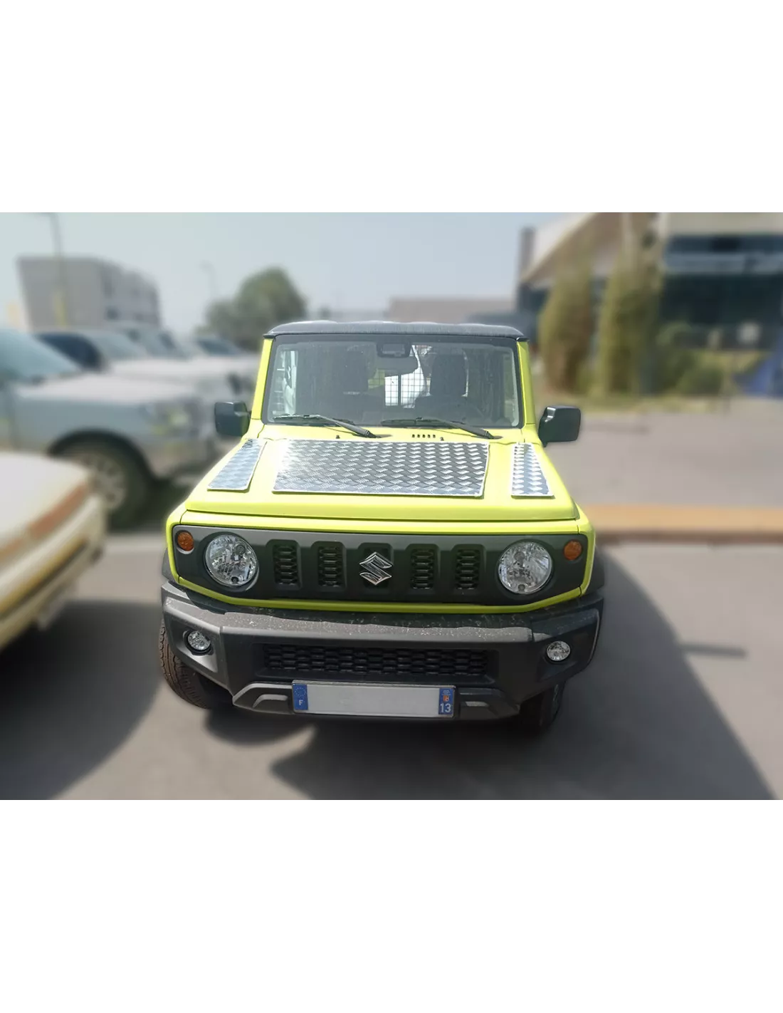 Strie Aluminium Hood Protection 2mm Suzuki Jimny 2018+ N4-Offroad