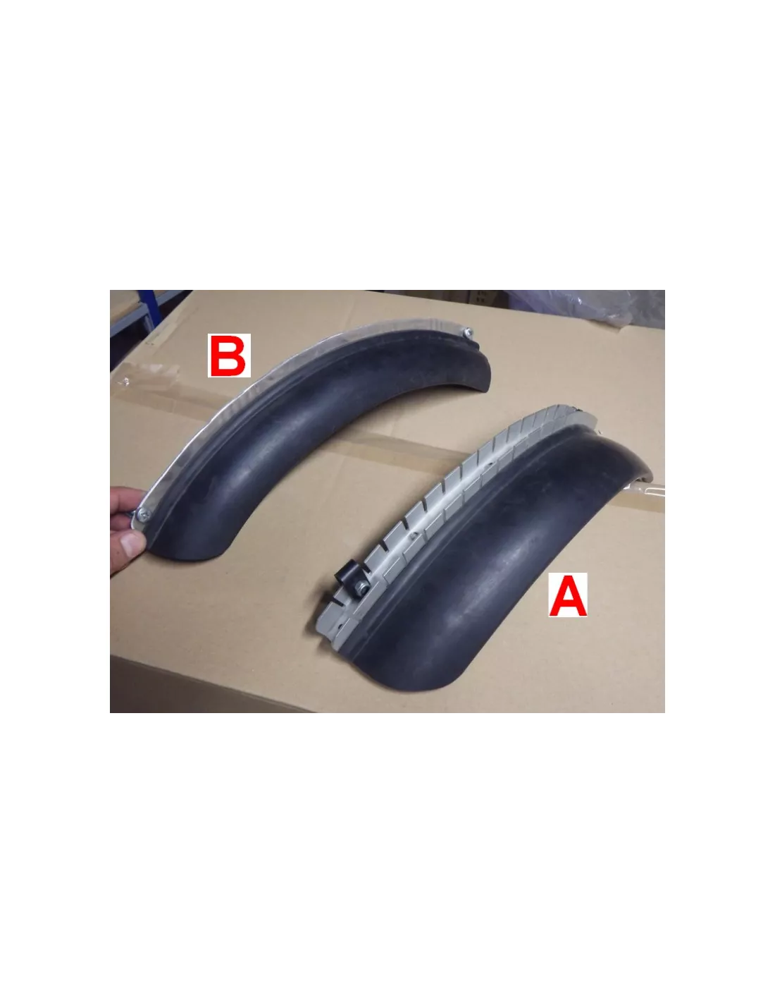 Élargisseur d'aile souple type B - Fixation sur l'aile N4-Offroad.