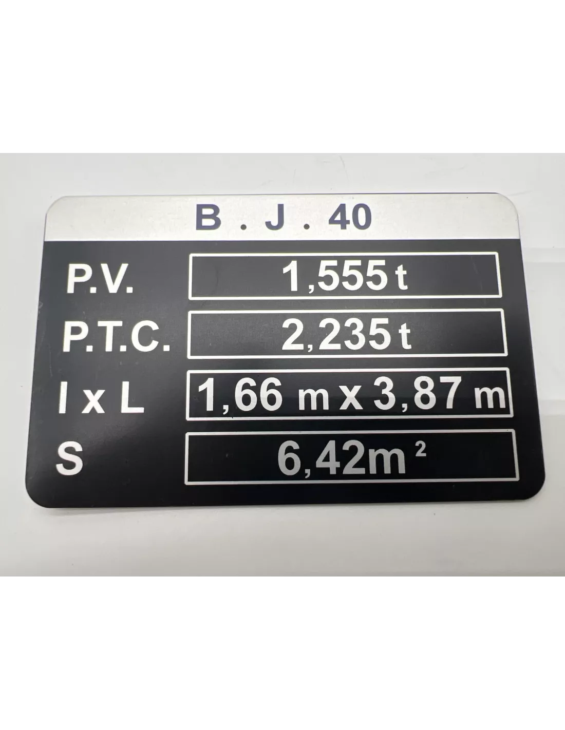 BJ40 TARE PLATTE DTC PARTS - 4x4 Zubehör