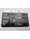 TARE BLAP BJ42 DTC PARTS - 4x4 accessoire