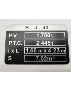 BJ43 TARE-bord DTC PARTS - 4x4 accessoire