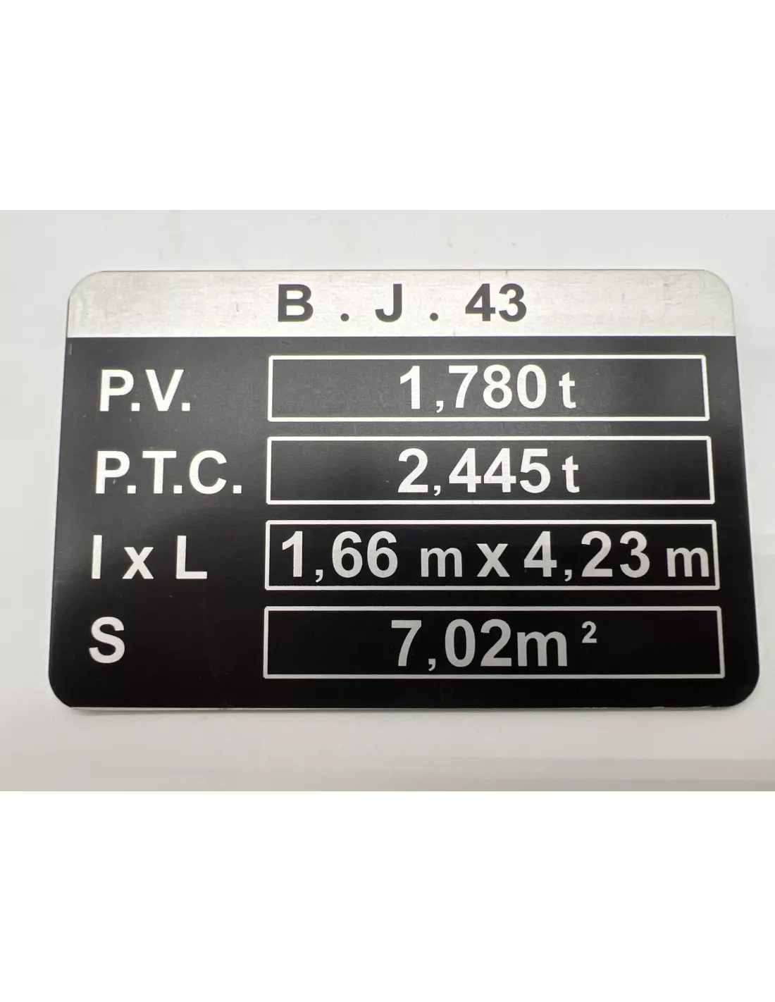 BJ43 TARE-bord DTC PARTS - 4x4 accessoire