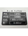 BJ45 TARE-bord DTC PARTS - 4x4 accessoire