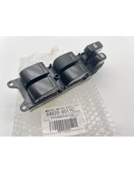 Bloc bouton lève vitre conducteur HDJ100 avant 08/2000 TOYOTA -