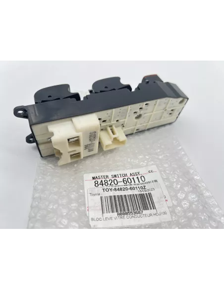 Bloc bouton lève vitre conducteur HDJ100 avant 08/2000 TOYOTA -