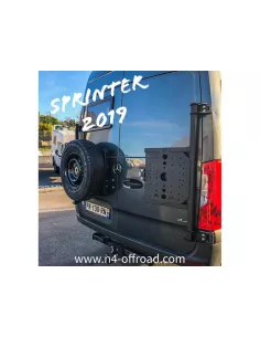 Porte tout sur porte arrière droit Sprinter III après 2018 INOX 2