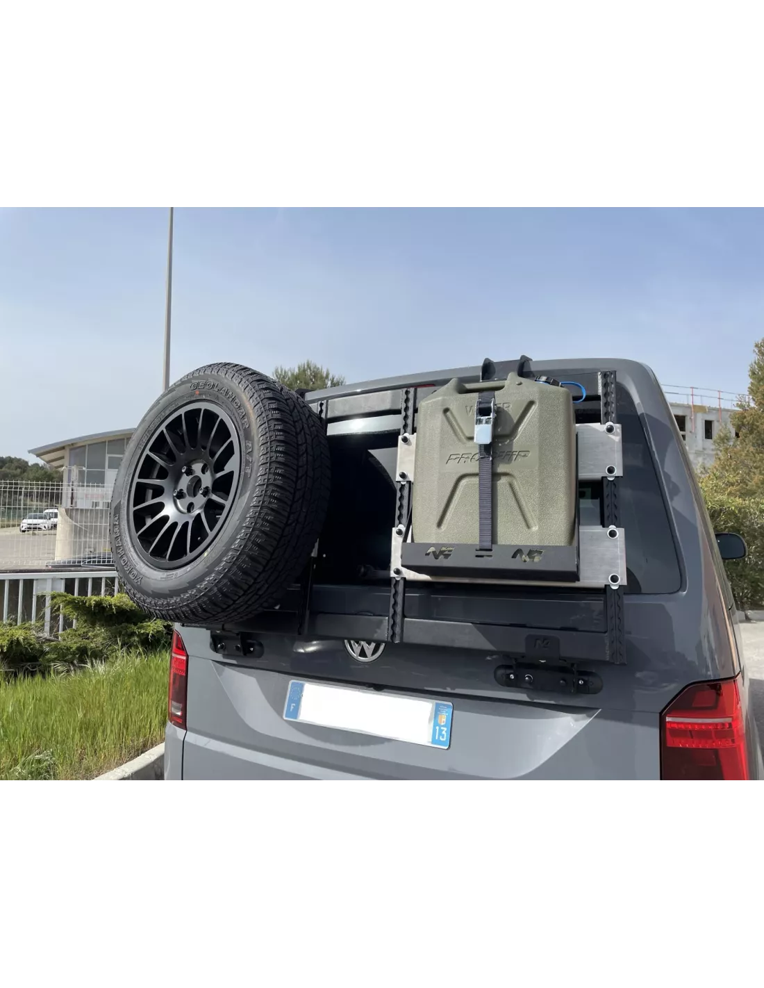 Porte roue / porte tout sur hayon pour Volkswagen Transporter T6