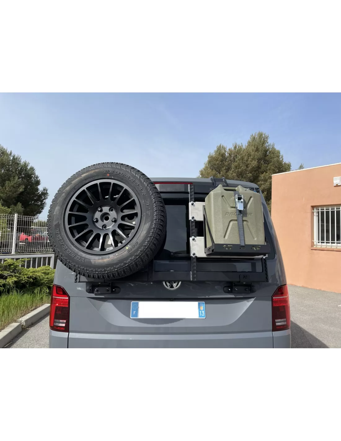 Porte roue / porte tout sur hayon pour Volkswagen Transporter T6