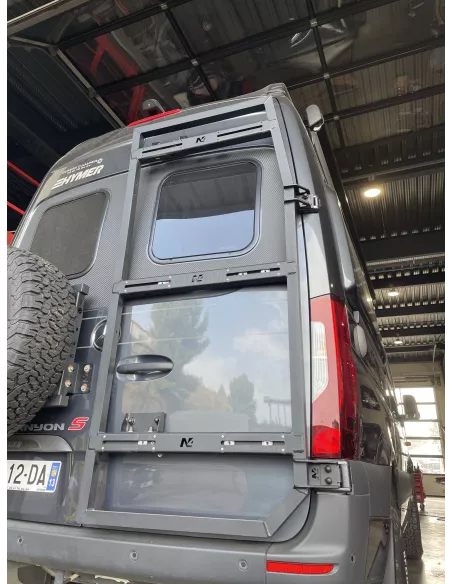 Porte tout en aluminium sur porte arrière droite pour Mercedes