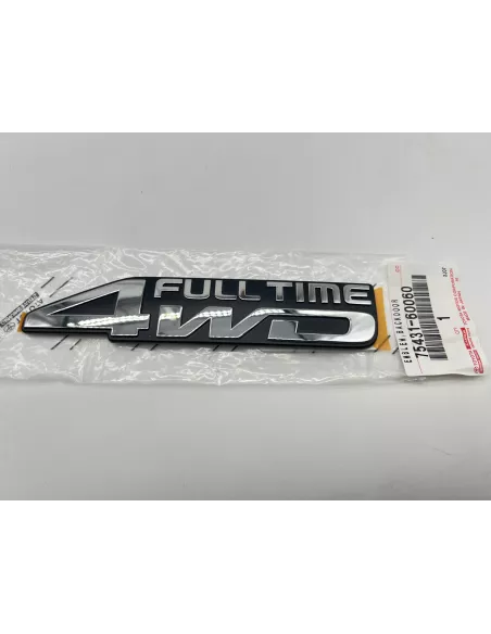 Monogramme chromé 4WD FULL TIME pour HDJ80 TOYOTA - accessoire 4x4