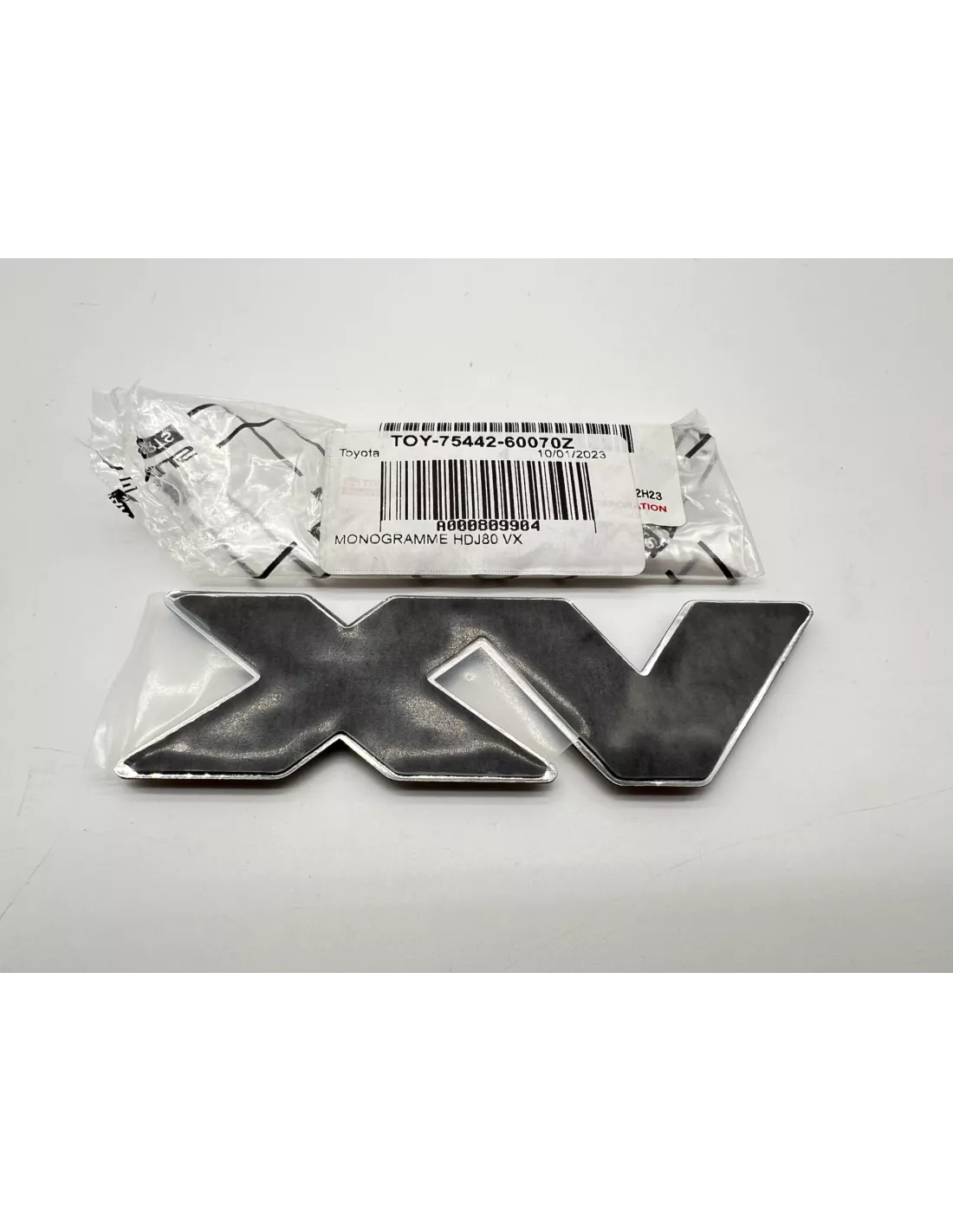 Monogramme chrome et or VX pour HDJ80 TOYOTA - accessoire 4x4