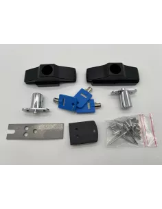 Set de 2 verrous anti effraction porte fourgon Fiat Ducato - 4 Clefs