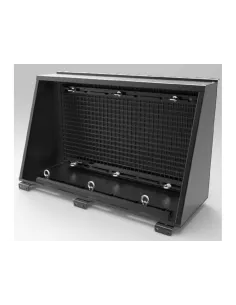 Ensemble grille et compartiments latéral 750mm de hardtop Alu-Cab ALU