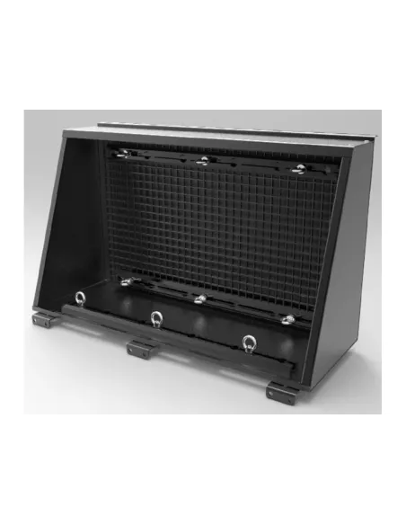 Ensemble grille et compartiments latéral 750mm de hardtop Alu-Cab ALU