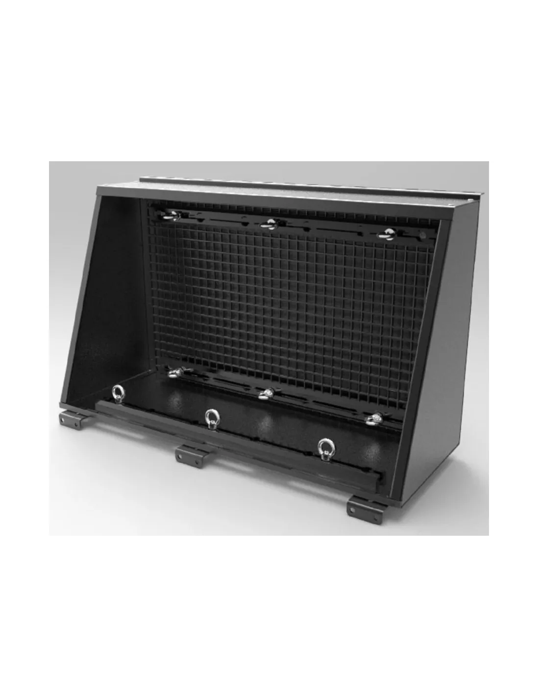 Ensemble grille et compartiments latéral 750mm de hardtop Alu-Cab ALU