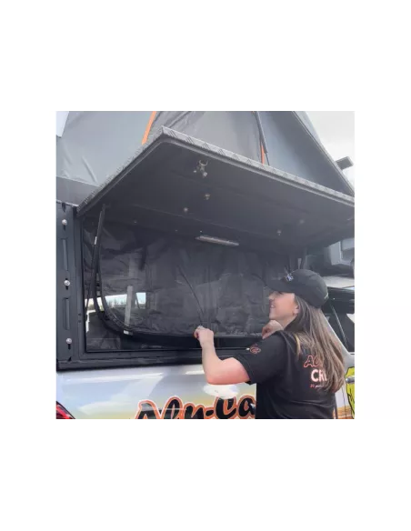 Moustiquaire d'ouverture latérale hardtop canopy camper Alu-Cab ALU