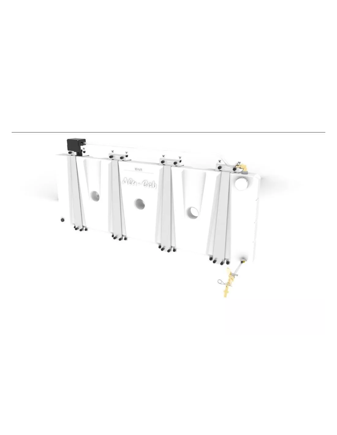 Réservoir d'eau Canopy Camper 50L avec supports Alu-Cab ALU CAB -