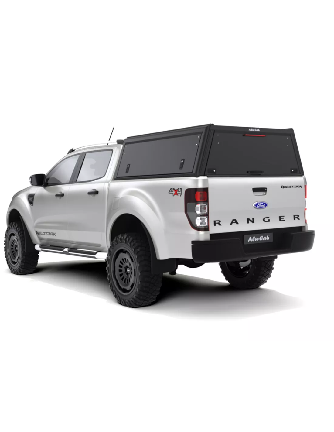 HARDTOP Explorer Guard Aluminium Zwart Smooth Ford Ranger 2012-2022