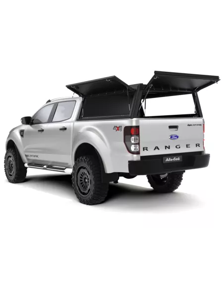 Hardtop Explorer Guard aluminium noir lisse Ford Ranger 2012-2022