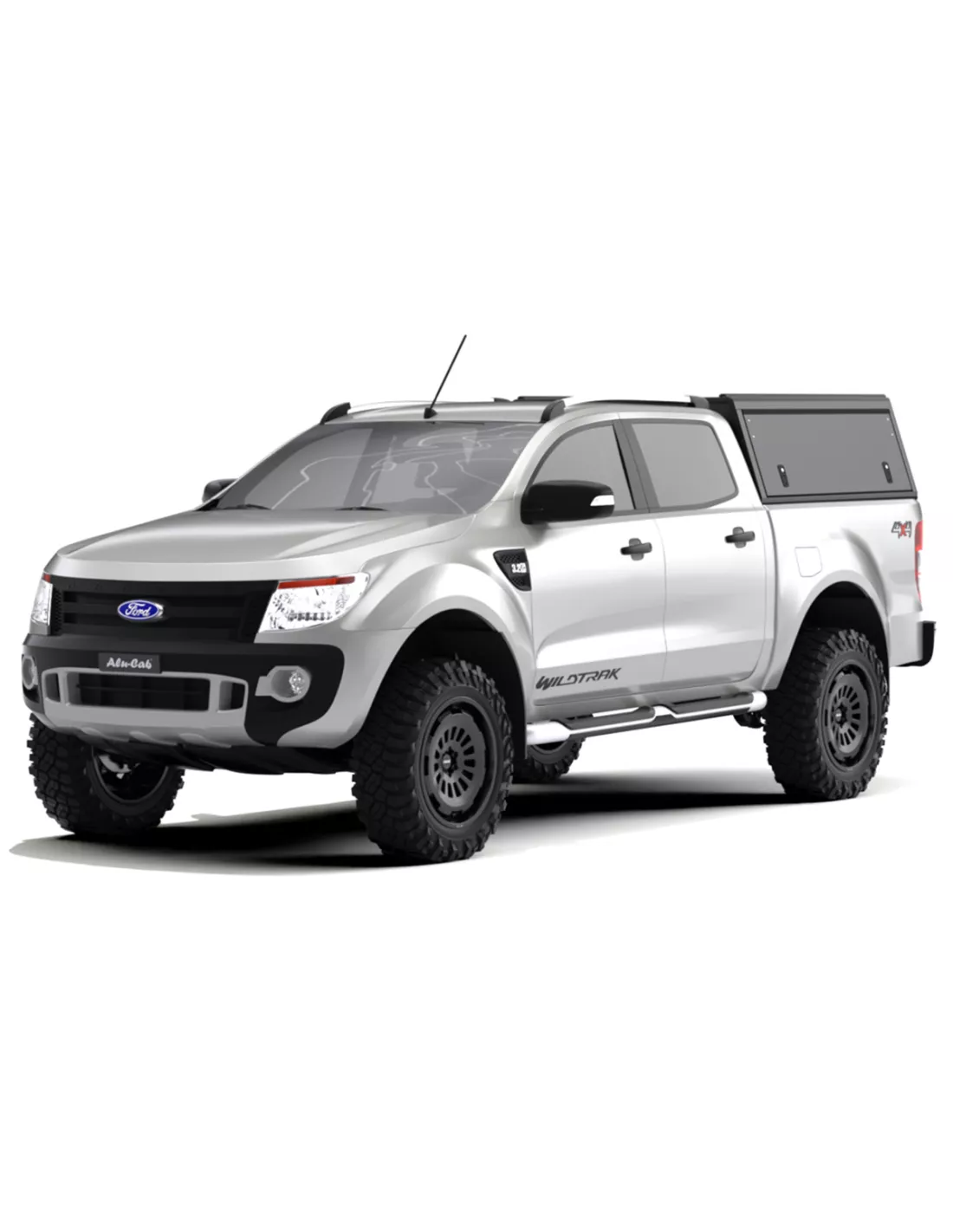 Hardtop Explorer Guard Aluminium schwarzer Ford Ford Ranger 2012-2022