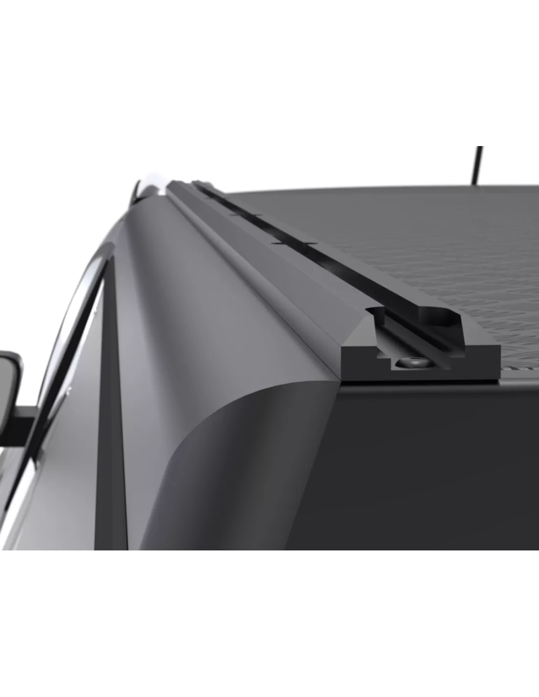 HARDTOP Explorer Guard Aluminium Zwart Smooth Ford Ranger 2012-2022