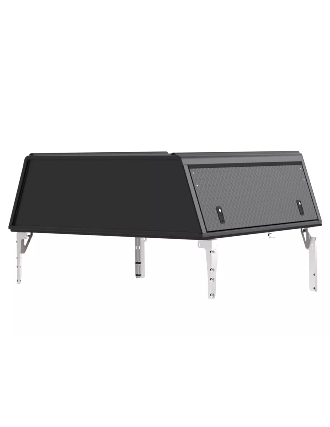 Hardtop Explorer Guard Aluminium Black Strie Ford Ranger 2012-2022