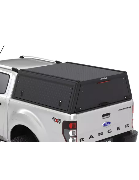 Hardtop Explorer Guard aluminium noir strié Ford Ranger 2012-2022