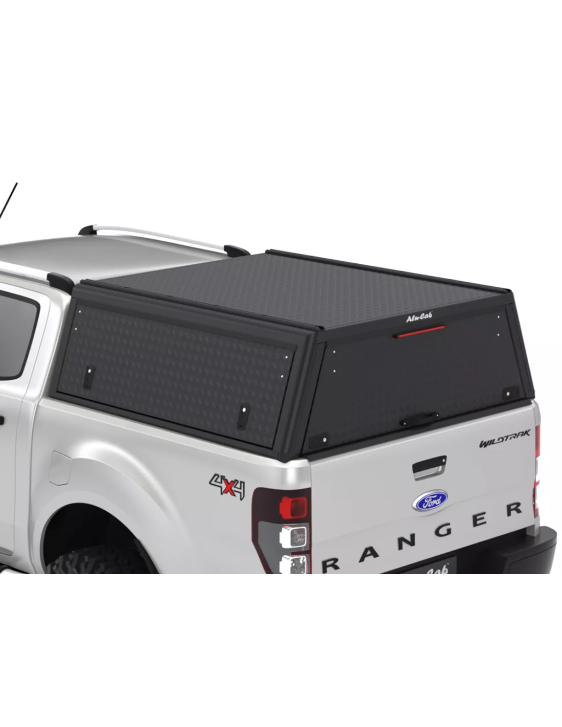 Hardtop Explorer Guard Aluminium Black Strie Ford Ranger 2012-2022
