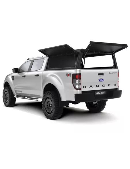 Hardtop Explorer Guard aluminium noir strié Ford Ranger 2012-2022