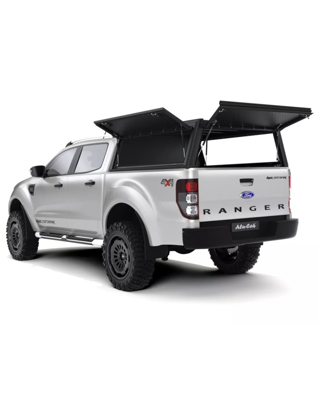 Hardtop Explorer Guard aluminium noir strié Ford Ranger 2012-2022