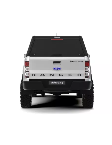 Hardtop Explorer Guard aluminium noir strié Ford Ranger 2012-2022