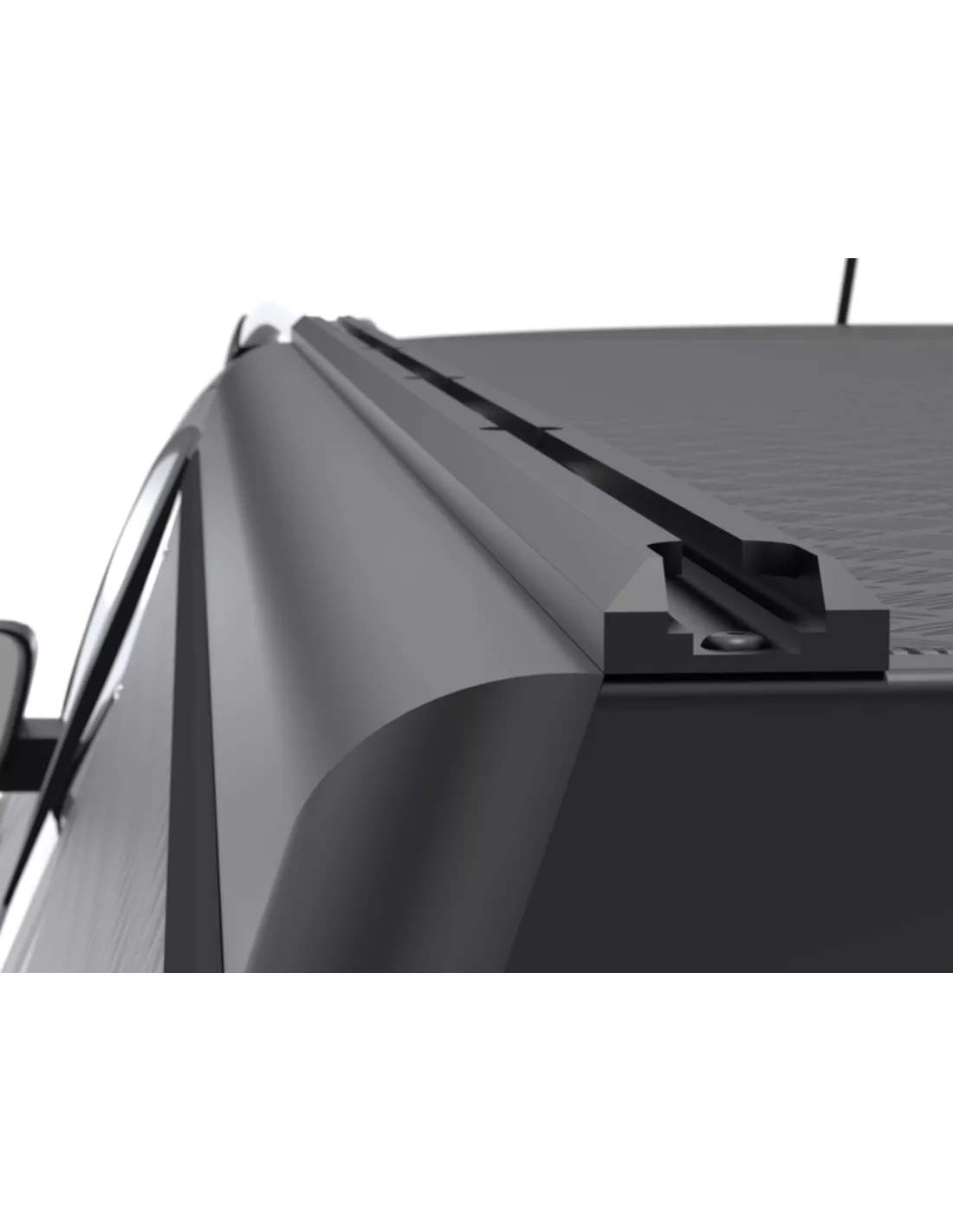 Hardtop Explorer Guard aluminium noir strié Ford Ranger 2012-2022