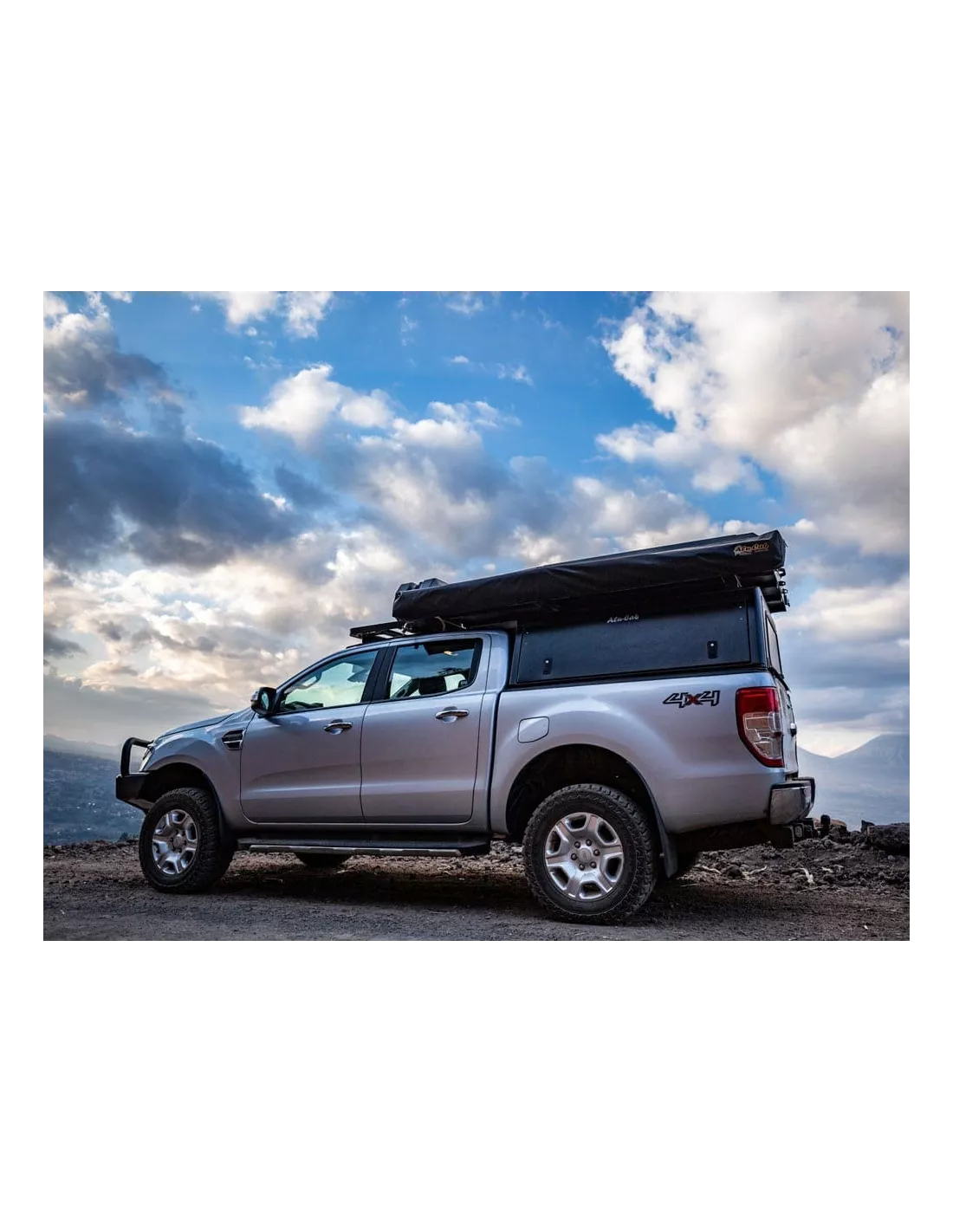 Hardtop Explorer noir lisse Double Cabine Ford Ranger 2022+ Alu-Cab