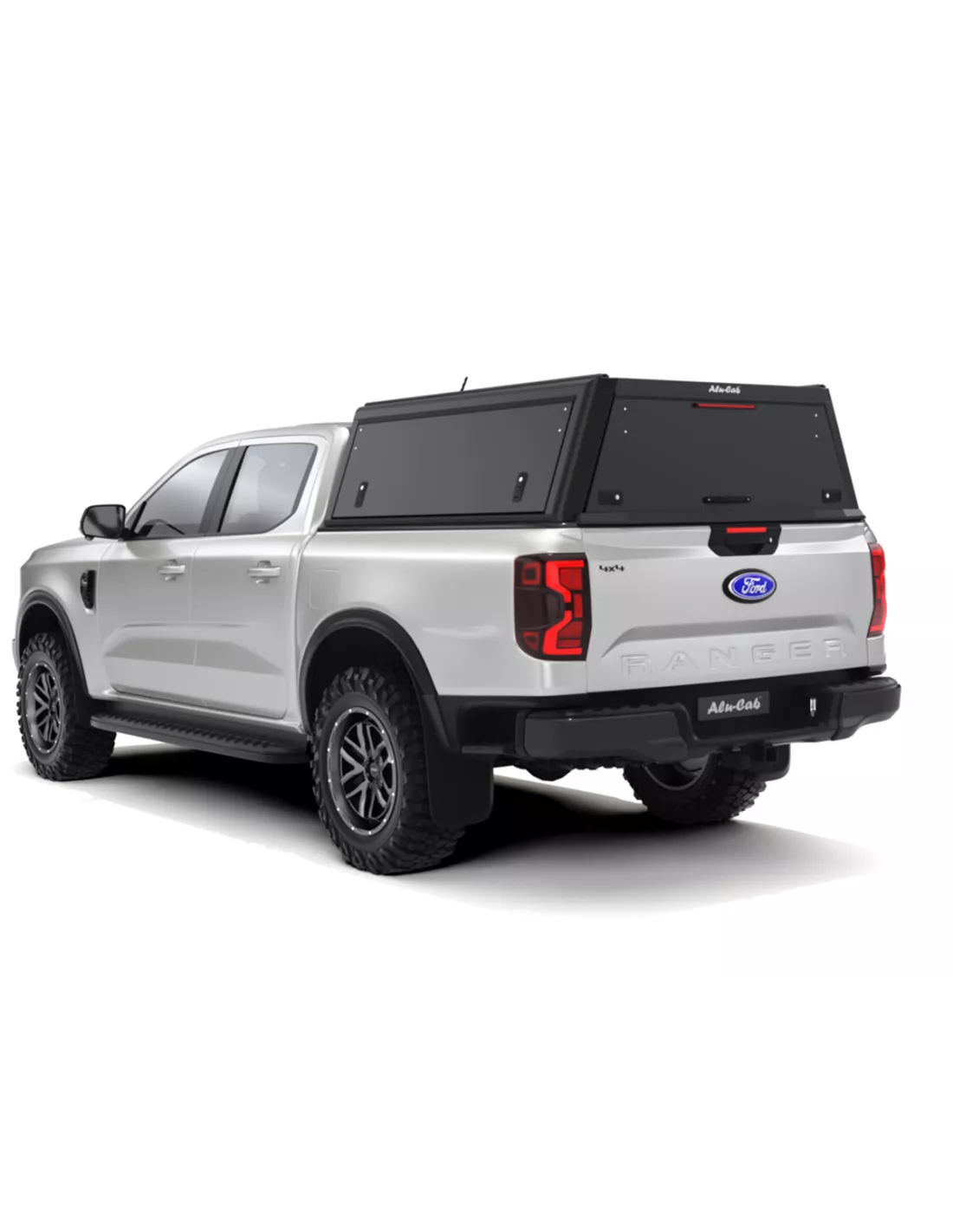 Hardtop Explorer Guard aluminium noir lisse Ford Ranger 2023+ double