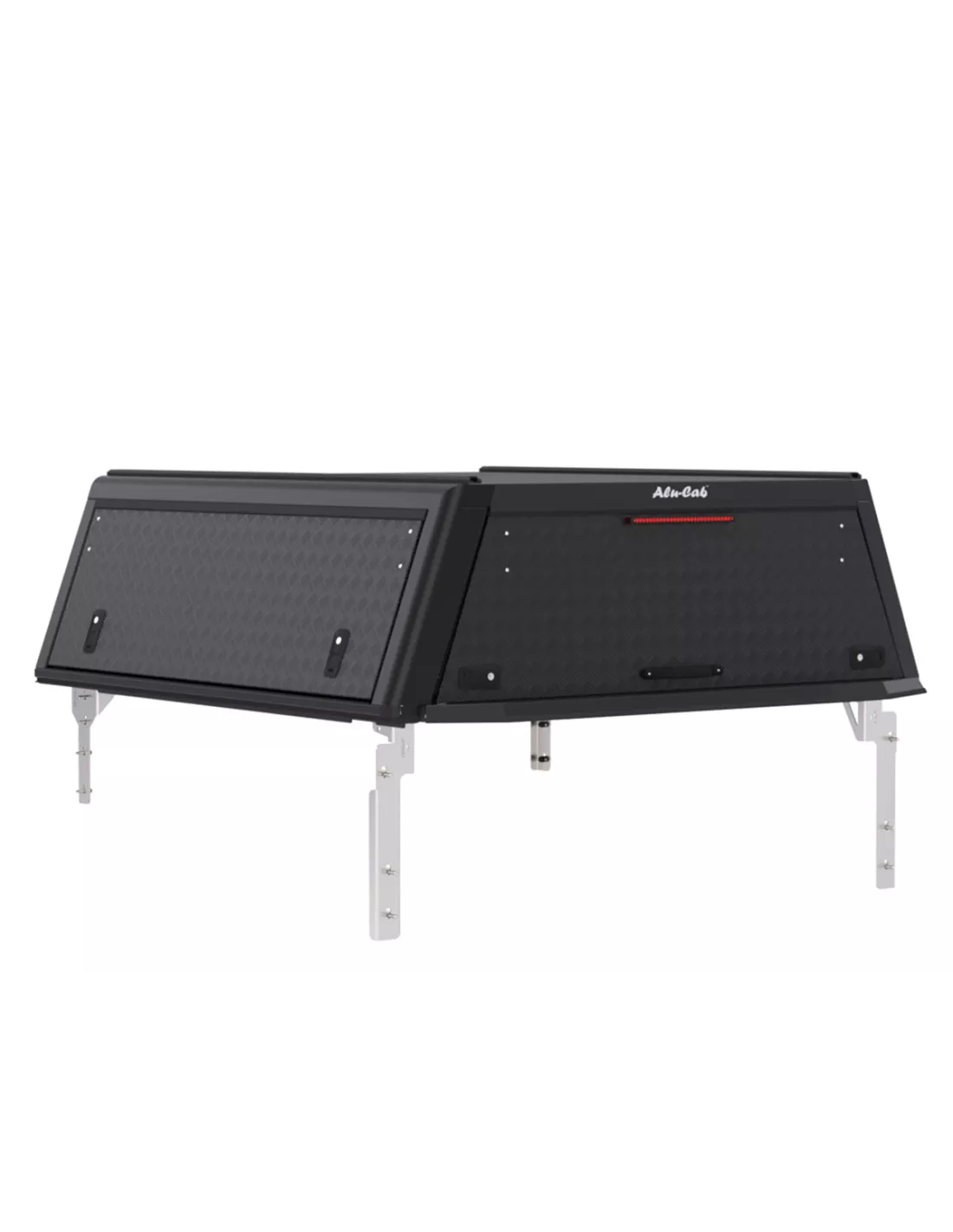 Hardtop Explorer Guard aluminium noir strié Ford Ranger 2023+ double