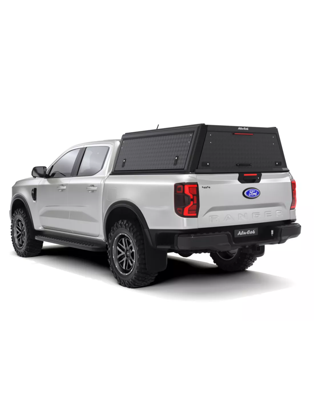 Hardtop Explorer Guard aluminium noir strié Ford Ranger 2023+ double