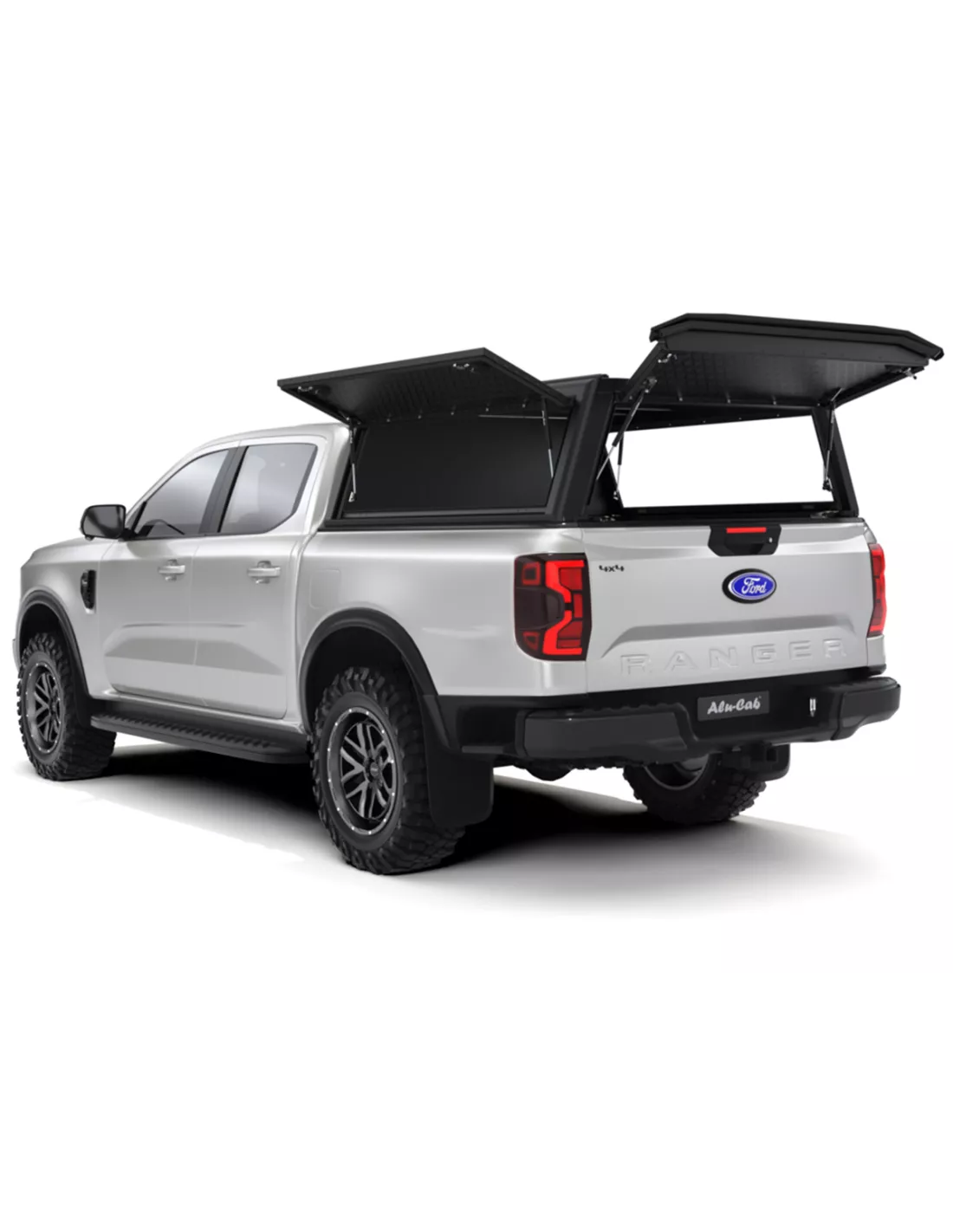 Hardtop Explorer Guard aluminium noir strié Ford Ranger 2023+ double