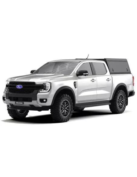 Hardtop Explorer Guard aluminium noir strié Ford Ranger 2023+ double