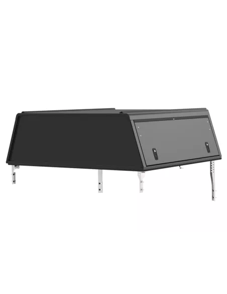 Hardtop Explorer Guard aluminium noir lisse Isuzu D-Max 2020+ double