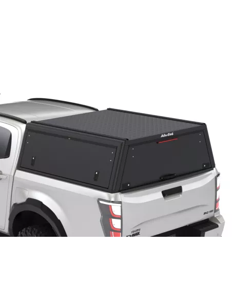 Hardtop Explorer Guard aluminium noir lisse Isuzu D-Max 2020+ double
