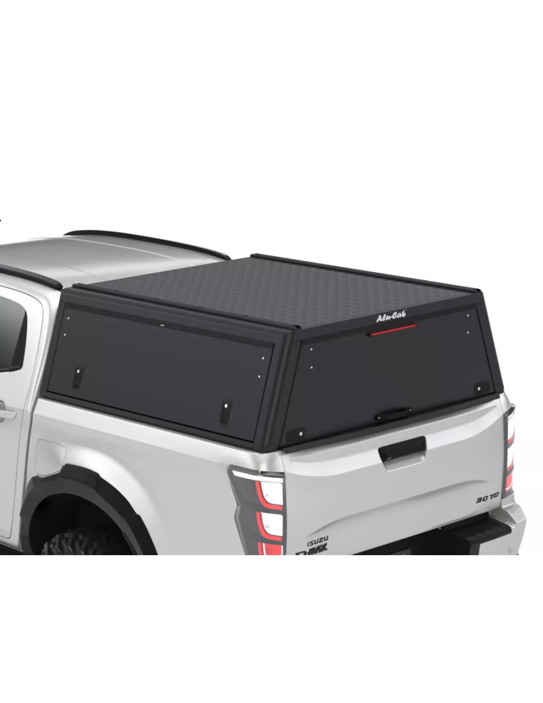 Hardtop Explorer Guard aluminium noir lisse Isuzu D-Max 2020+ double
