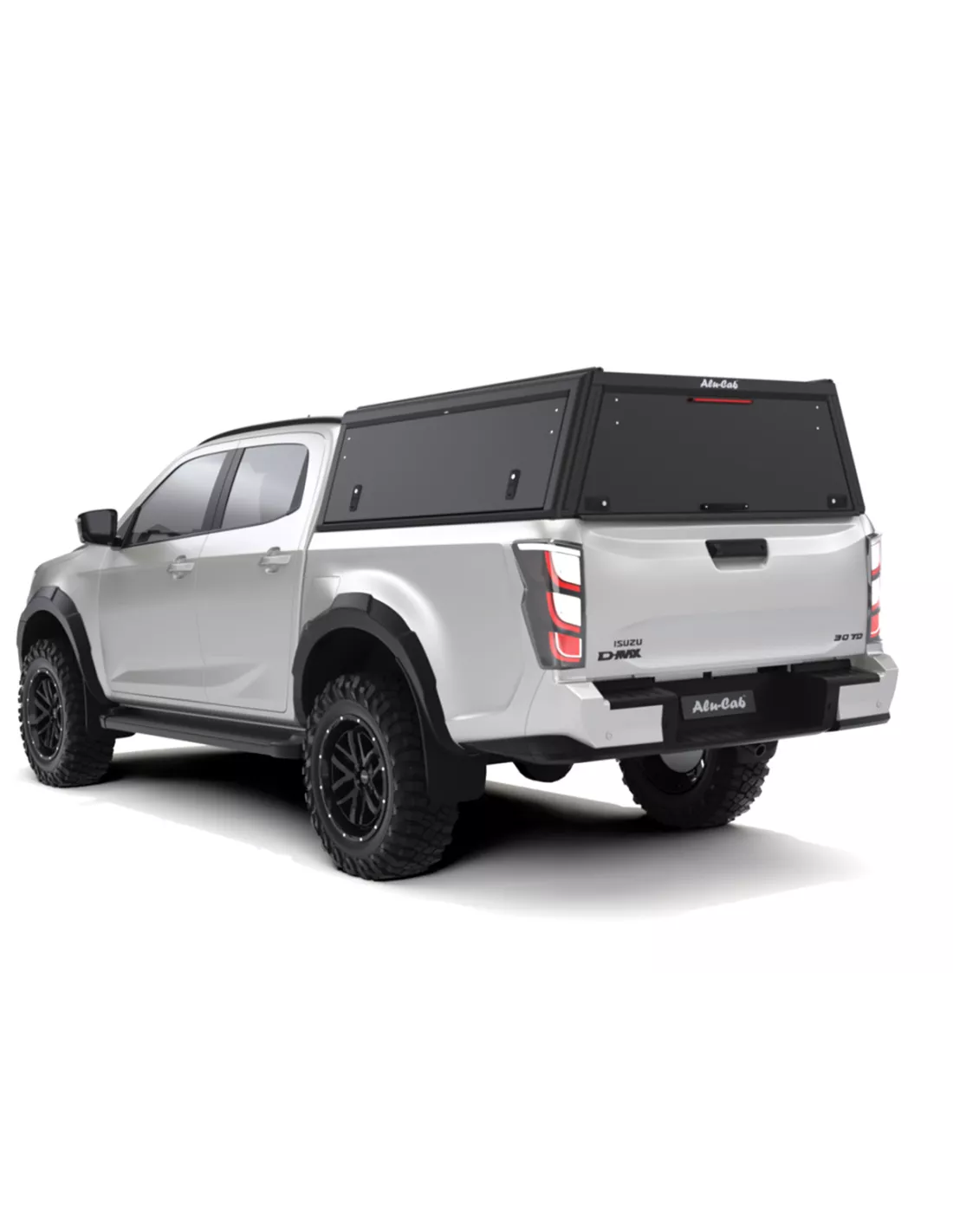 Hardtop Explorer Guard aluminium noir lisse Isuzu D-Max 2020+ double
